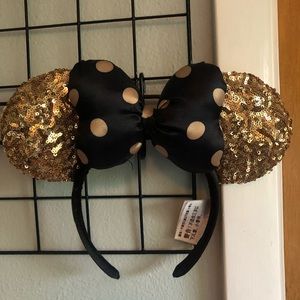 Rose Gold Minnie Ears Headband